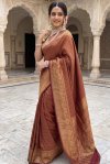 Maroon Velly Vol 2 By Aab Soft Lichi Silk Saree 